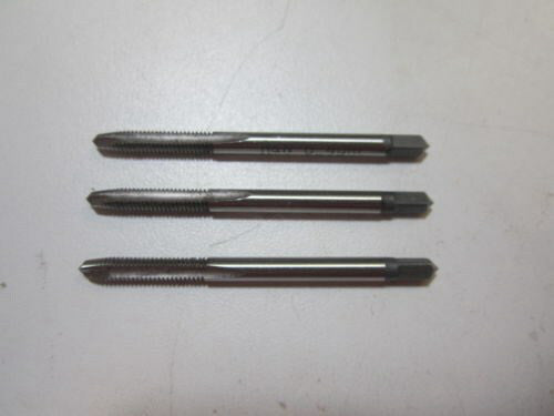 R&N (31361) 6-40 NF HSS Plug Chamfer 2-Flute Spiral Pointed Taps - Lot of 3 