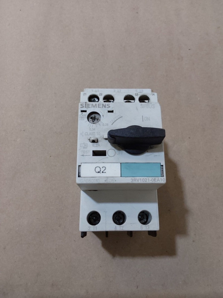 Siemens 3RV1021-0EA10 Manual Motor Starter Protector Breaker 