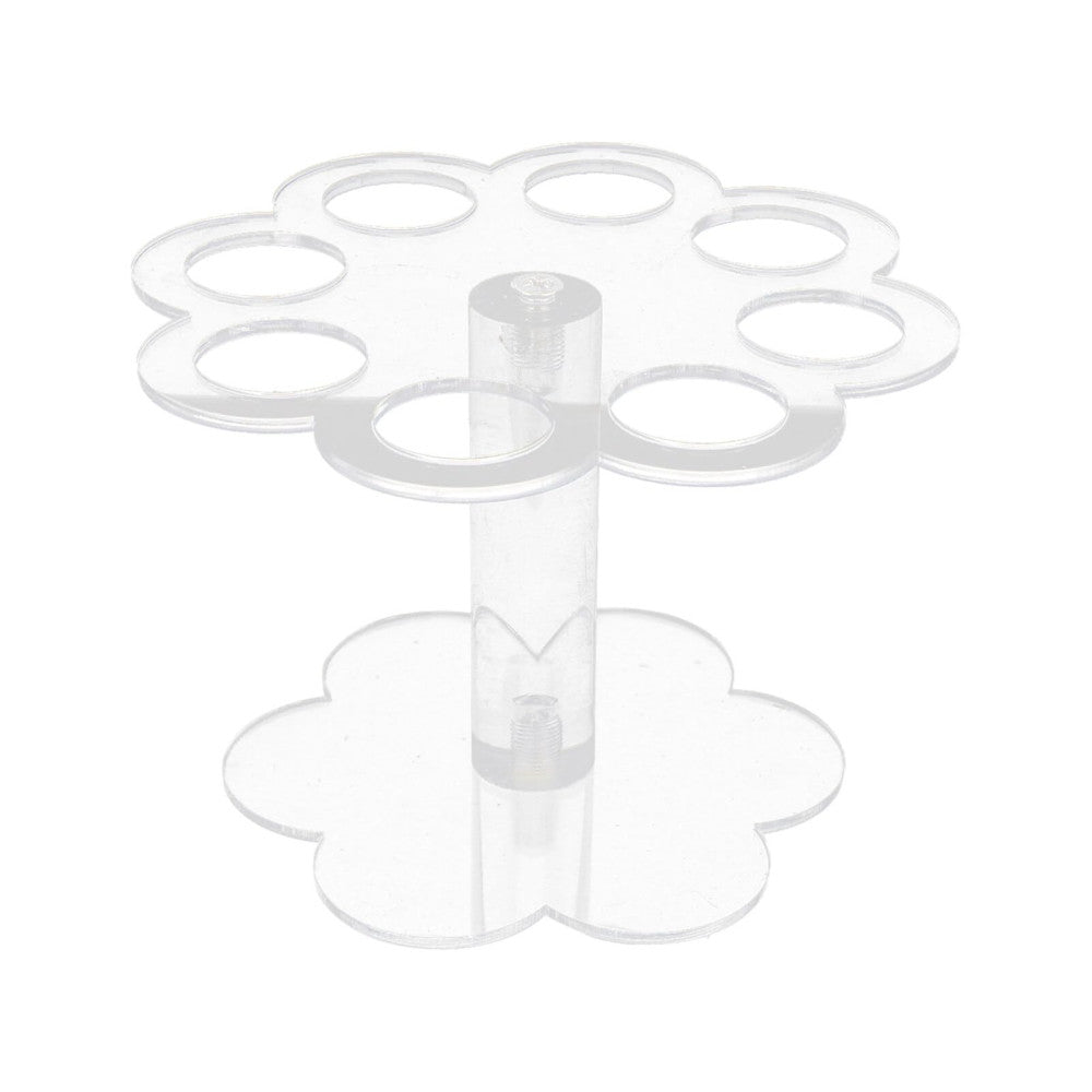 Garneck Ice Cream Holder 8 Holes Cone Holder Clear Acrylic Ice Cream Stand De...