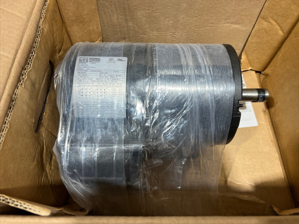 WEG 00336OT3E 145T-S General Purpose Motor 3HP 3-Phase. NOS Surplus
