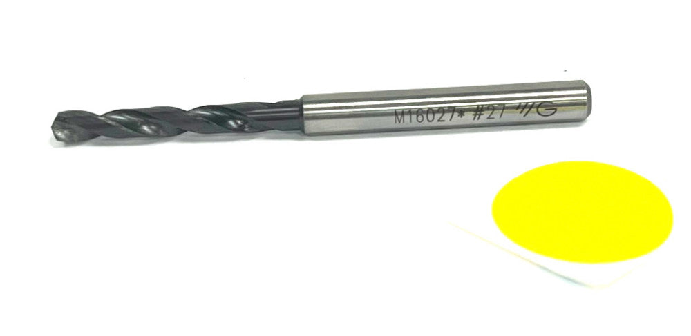 YG-1 M16027 #27 DRILL BIT SHANK DIA 3/16" DRILL POINT ANGLE 135 SPLIT POINT
