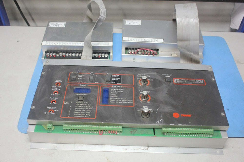 Trane X13650309-06 Chiller Control Panel  Modules X13650344-01 & X13650307-01