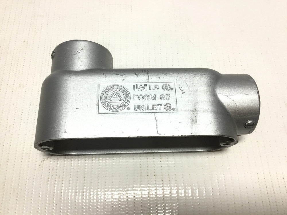 Appleton LB150T-A Aluminum Conduit Outlet 1-1/2" Form 85 Unilet Pressure Cast