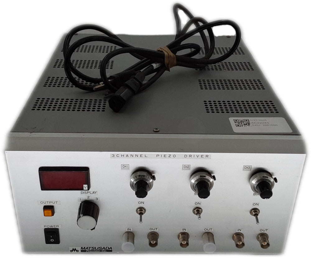 Matsusada Precision Inc 3 Channel Piezo Driver HJPZ-0.1P*3
