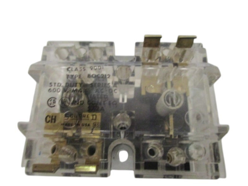 SQUARE D 9001-BOC212 CONTROL STATION CONTACT BLOCK  NSNP
