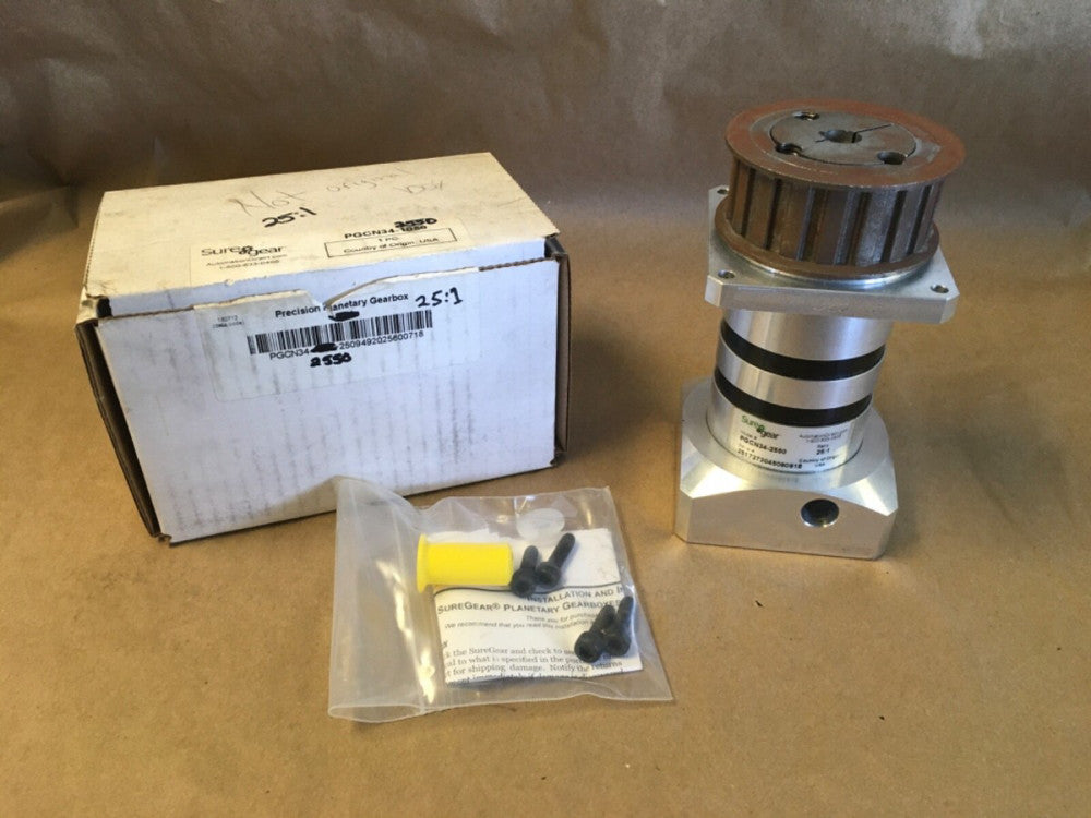AUTOMATION DIRECT PGCN34-2550 SURE GEAR PRECISION PLANETARY GEARBOX, 25:1 RATIO