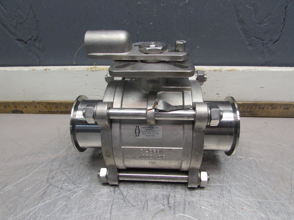 DIXON BV2GG-300CC-A , SANITARY, CF8M, BALL VALVE, 1000 wog, TAKEOUT! MAKE OFFER!