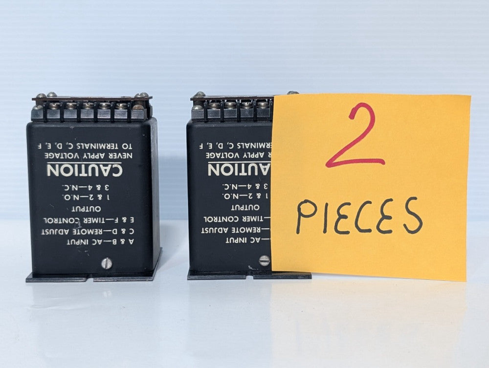 (2) Industrial Solid State Controls 1013-1C1B Delay Timer, .06-10