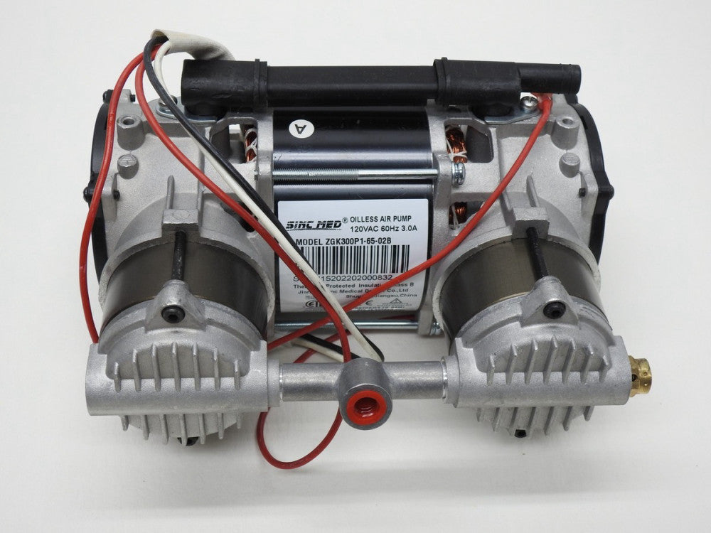 Sinc-Med Oilless Lab Diaphragm  Air Pump 120VAC 60Hz 3.0A ZGK300P1-65-02B - NEW!