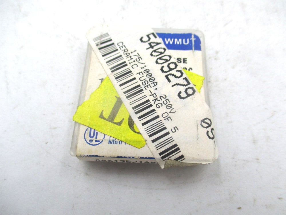 Ferraz Shawmut GSA175/1000-MSC 0.18A 1/4x1-1/4 Cylindrical Time Delay Fuse - 5ct