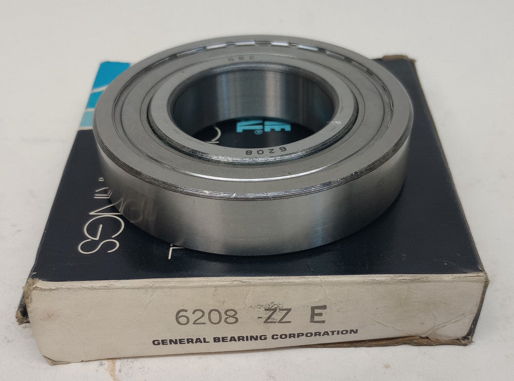 GBC 6208-ZZ-E Ball Bearing Deep Groove 40 X 80 X 18mm Double Shielded