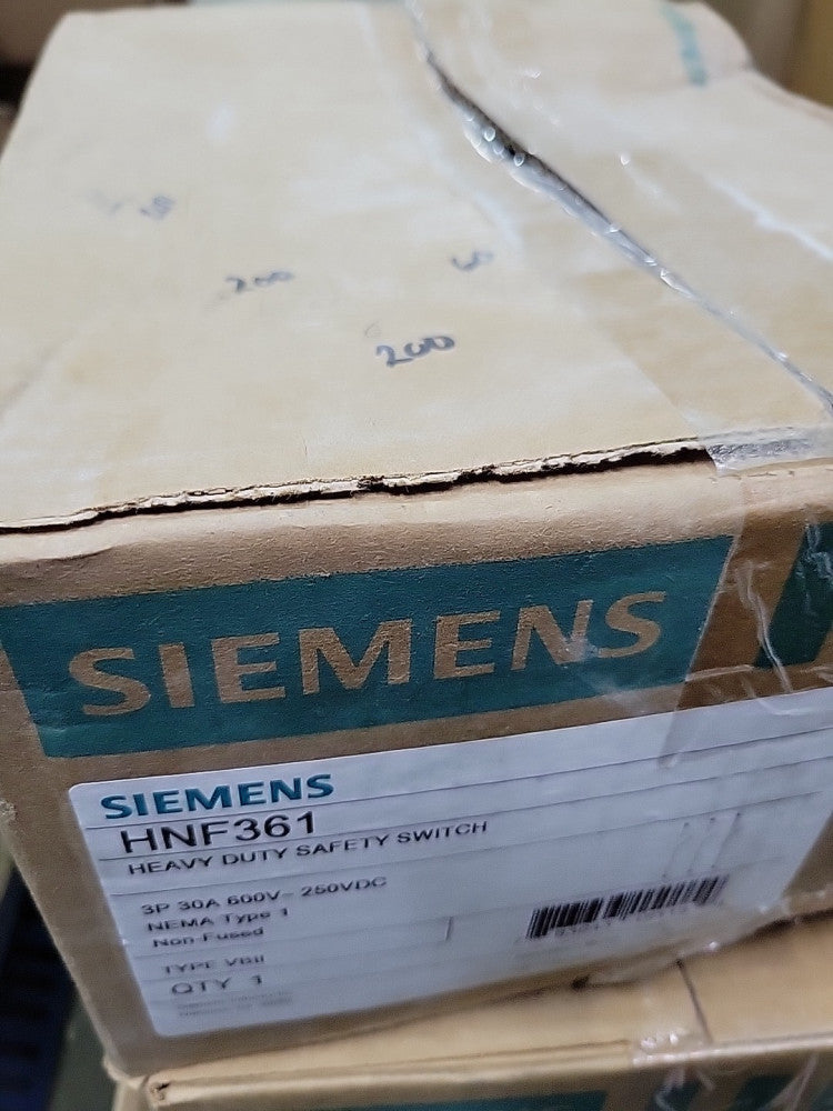 Siemens HNF361 HD Safety Switch NEW