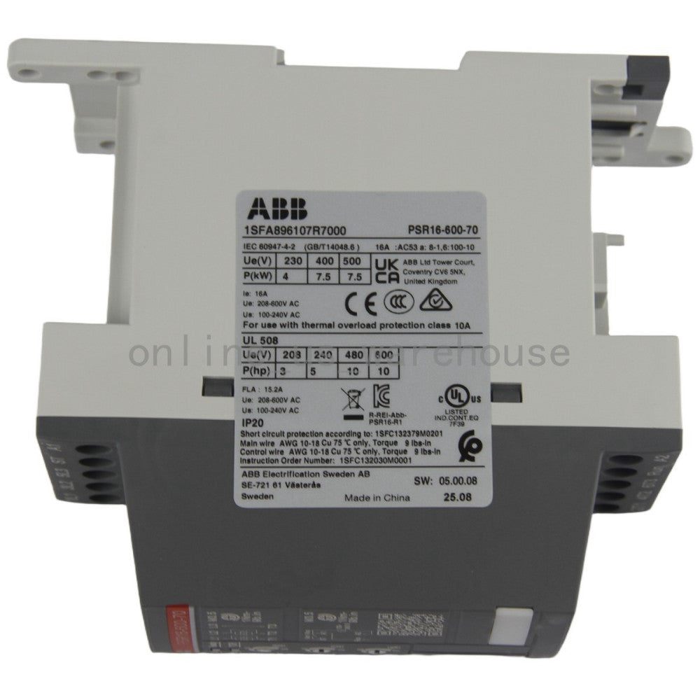 One Brand New ABB PSR16-600-70 Soft Starter 7.5KW