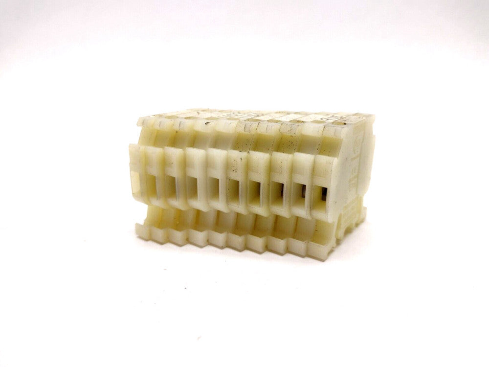 Allen Bradley 1492-HM1 White Terminal Block, LOT OF 10