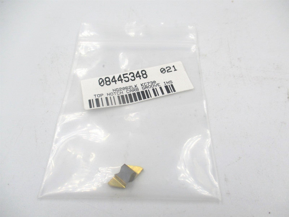 Kennametal (1114305) NG2062LK KC730 LH TiN Finish Carbide Grooving Insert
