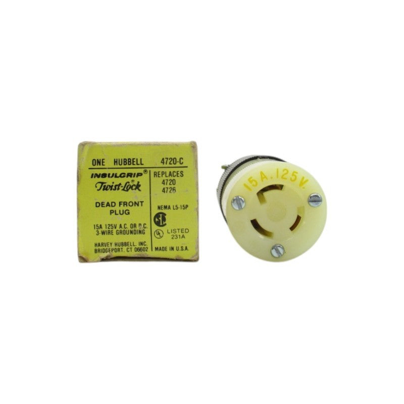 HUBBELL 4720-C 125VAC 15A NSMP