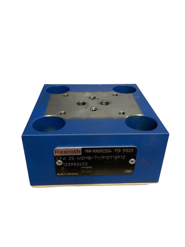Rexroth Valve Body R900922504 LFA25WEMB-7/P10T12F12