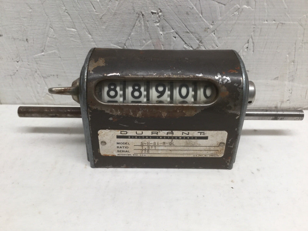 Durant Digital Instruments 5-H-81-R-CL Counter Ratio 1.5:1