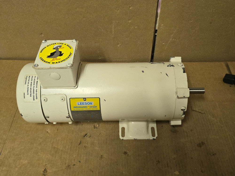 LEESON, C4D17WK3B, WASHGUARD 1.5HP DC PERMANENT MAGNET MOTOR, NOS! MAKE OFFER!!