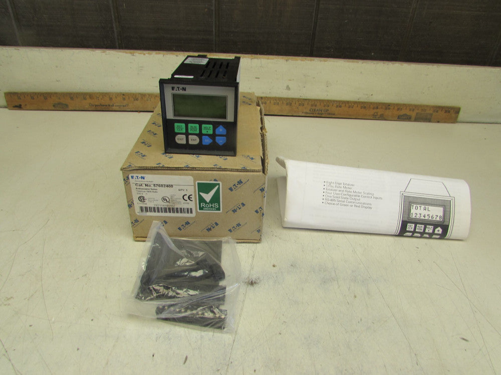 EATON 57602400 , AMBASSADOR SERIES TOTALIZER W/ RATE , 230 vac, NEW! MAKE OFFER!