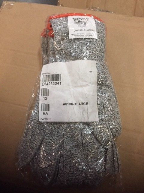 (12 Pack) Workhorse A610X Cut Resistant Gloves, Extended Cuff, X-Large (NEW)