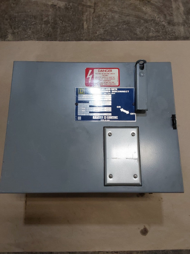 SQUARE D SK5271W Class 9070 Transformer Disconnect