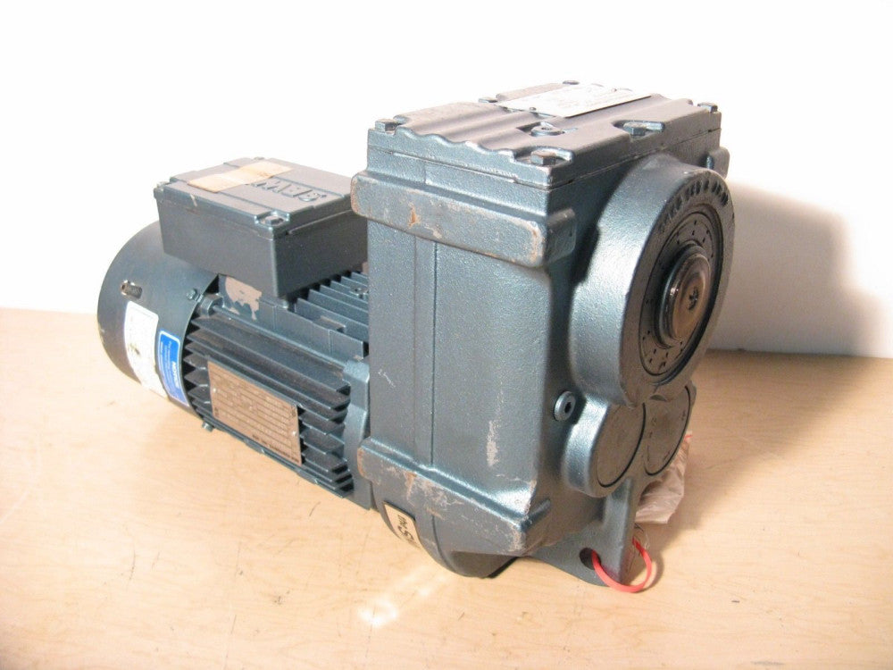 10.97:1 Sew-Eurodrive FA47DT80N6/4BM61HFTF Gear w/ Motor  (.18HP) DFT80N6 - N...