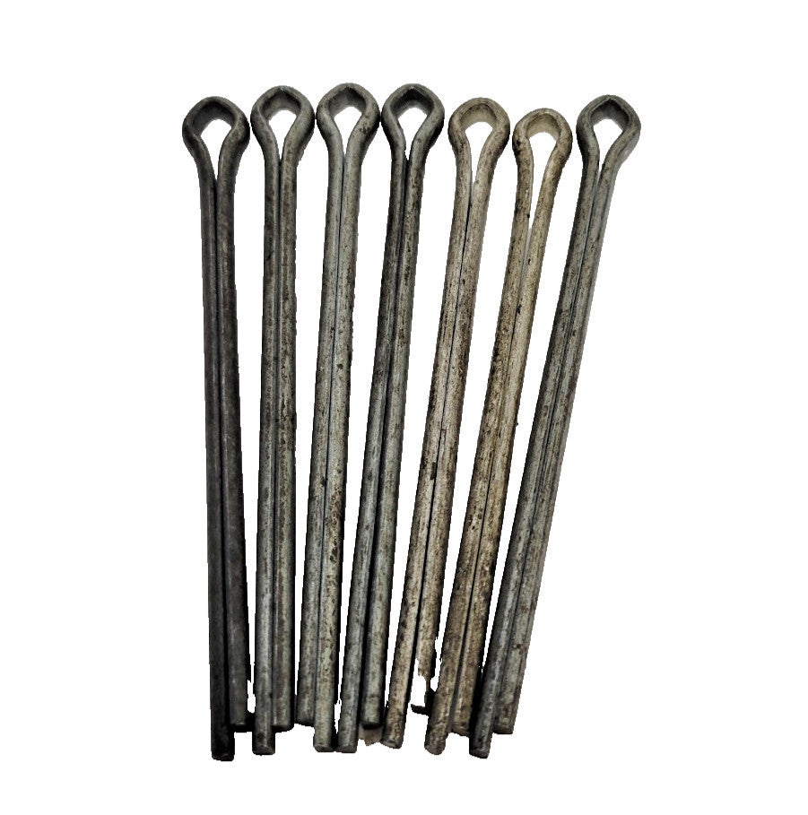 UNBRANDED STEEL COTTER PINS 1/4" X 4" **LOT OF 8**