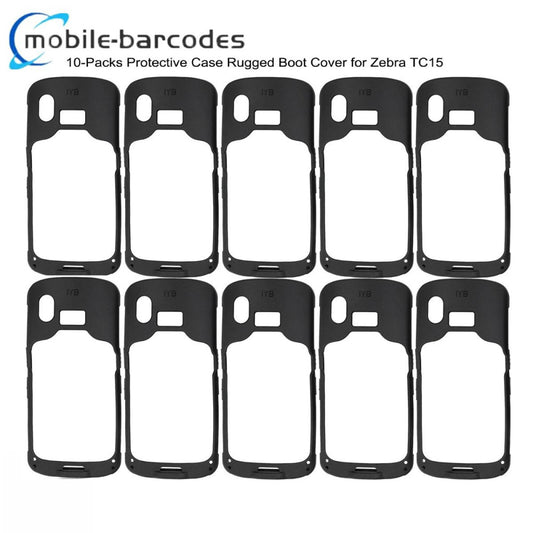 10-Packs New Protective Case Rugged Boot Cover for Zebra TC15 Lots USA