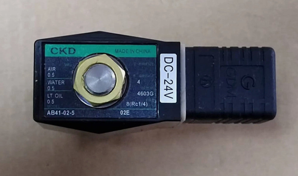 One Brand New CKD AB41-02-5-02E Solenoid Valve DC24V