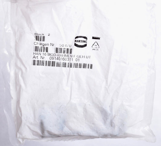 2 Count HAN Harting Fixed Frames for 4MOD  09140160311