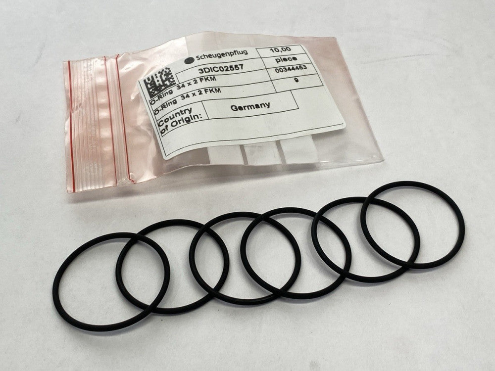 Scheugenpflug 3DIC02557 O-Ring 34,0 x 2,0 FKM LOT OF 6