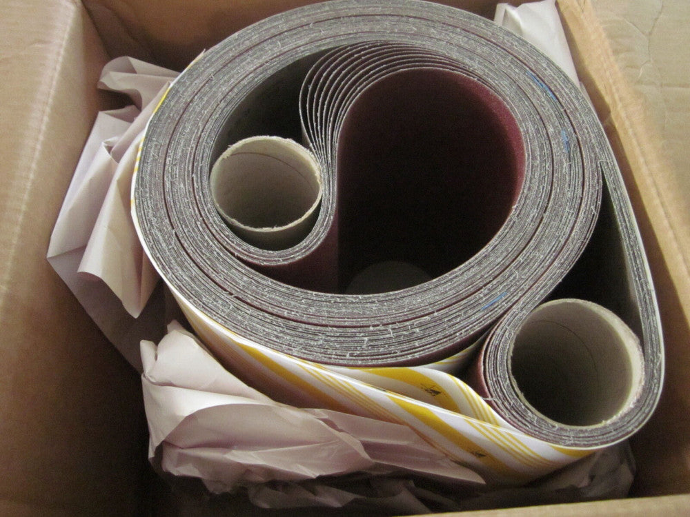 (Lot of 10) Blue Line Sia Abrasives 2928 12x190" 80 grit # 8611.7855.0080 (NEW)