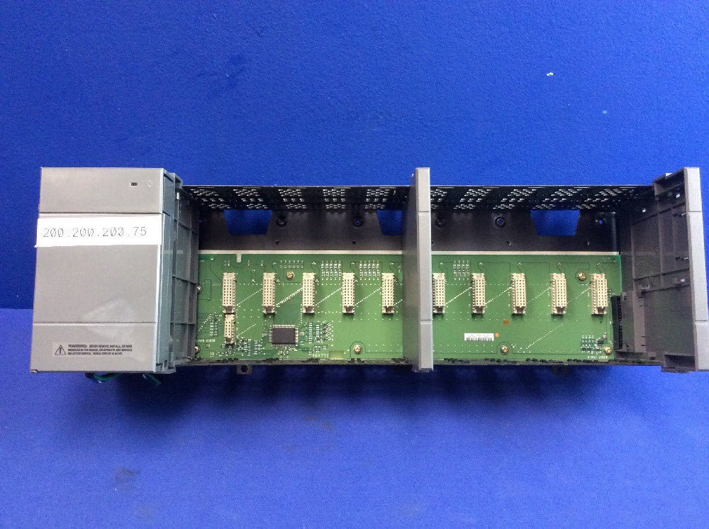 ALLEN BRADLEY 1746-A10/B SLC500 10-SLOT RACK With 1746-P3/A POWER SUPPLY
