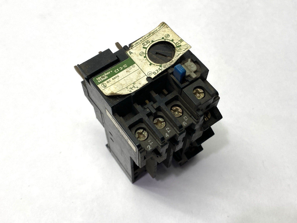 Sprecher+Schuh CT3-12-0.38 Thermal Overload Relay 0.24-0.38A