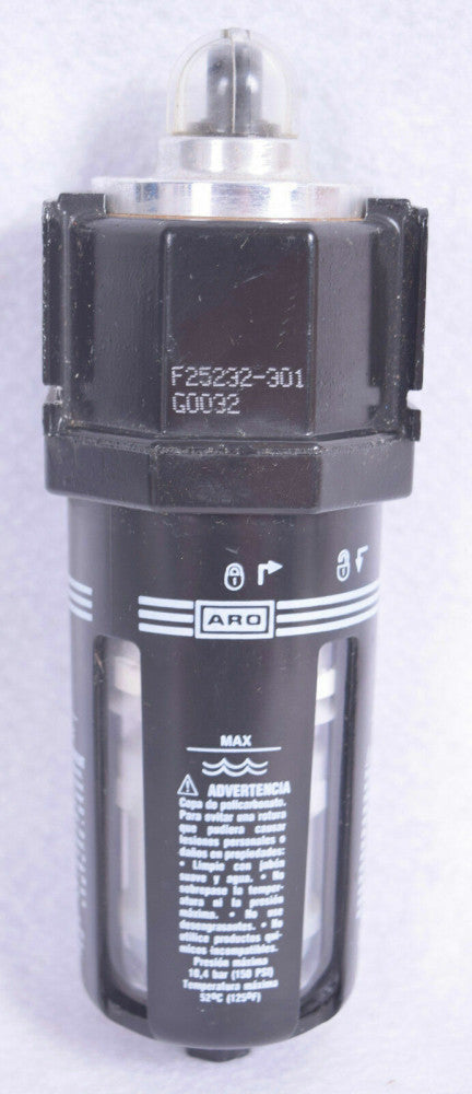 ARO Pneumatic Filter 150 PSI Max 125 Degree F Max F25232-301