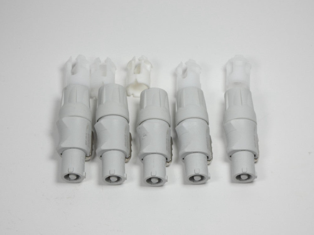 *Lot of 5* PowerCon NAC3FCB Cable Connector White 20A 250V - NEW Surplus!