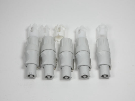 *Lot of 5* PowerCon NAC3FCB Cable Connector White 20A 250V - NEW Surplus!