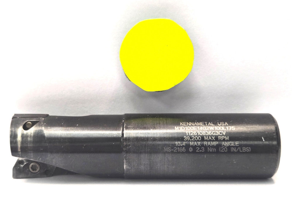 KENNAMETAL *M1D100E1402W100L175* INDEXABLE SQUARE-SHOULDER END MILL