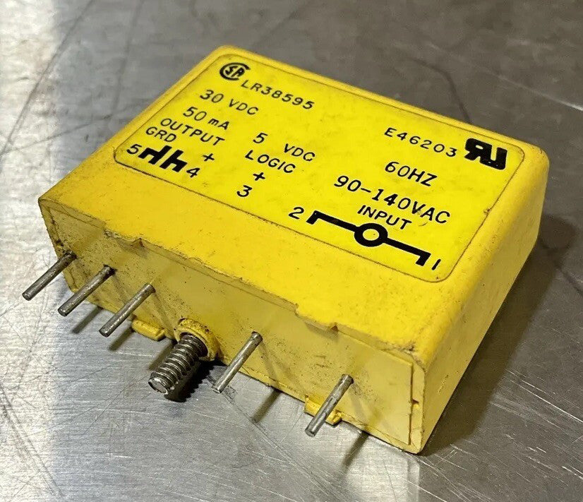 Gordos LR38595 Relay, 30VDC, 60 Hz, 90-140VAC, Model 1AC15, NOS SURPLUS
