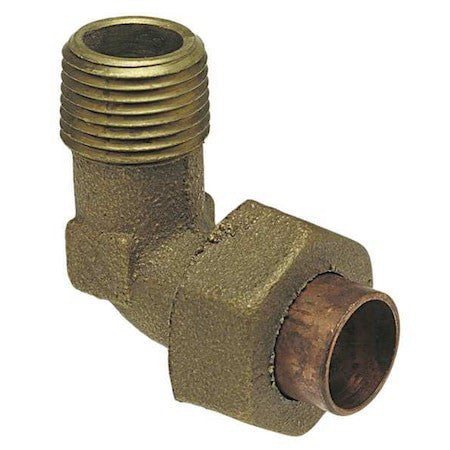 Nibco 70746 3/4 Union Elbow,90,Cast Bronze,C X Mnpt