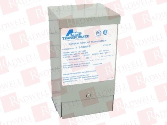 HUBBELL T-2-53007-S / T253007S (NEW NO BOX)