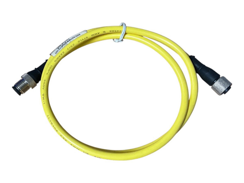 BANNER ENGINEERING DEE2R-83D CABLE ASSEMBLY, M12 M STR / M12 FEM STR 8 PIN 72206
