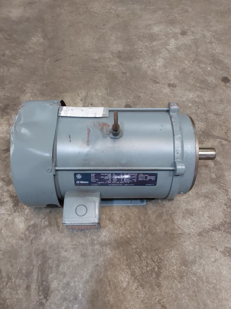 GE General Electric 5K215KD123B 10 HP 3455 RPM 230/460 VAC AC Motor 215TC
