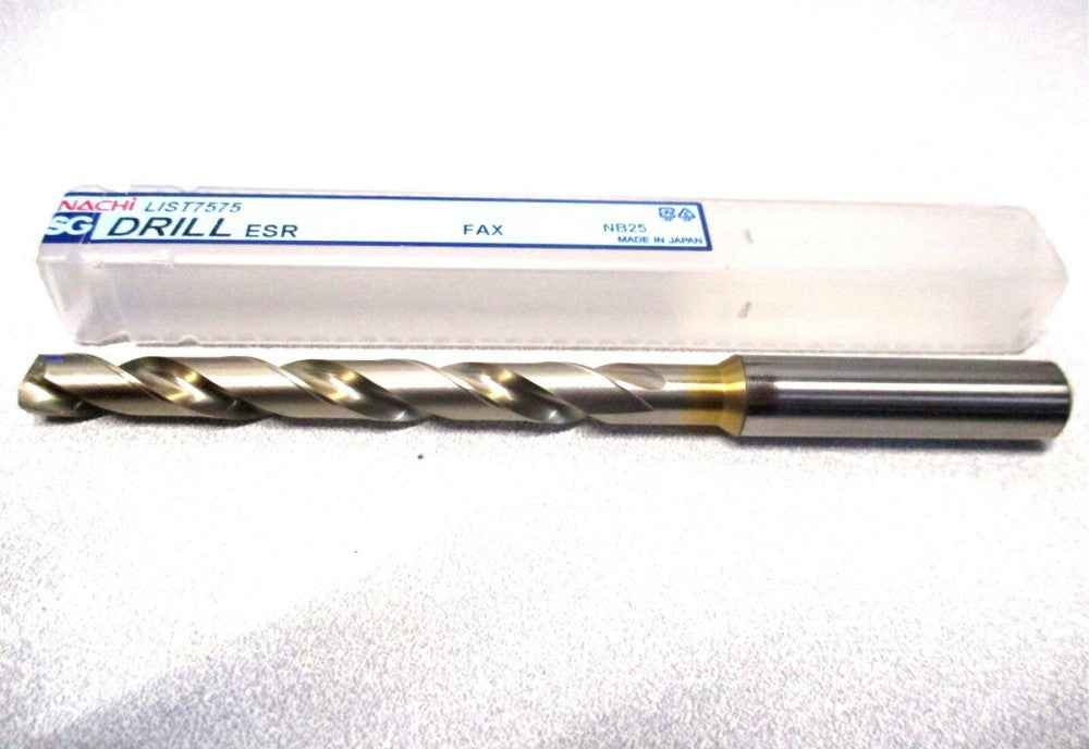 Nachi (1464854) 9/32 x 4-5/8 2-Flute RH Split Point HSCO Jobber Length Drill