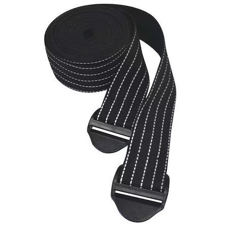 Sentry Pss-2500-Br Column Protector Straps,100Inl,Blck,Pk2
