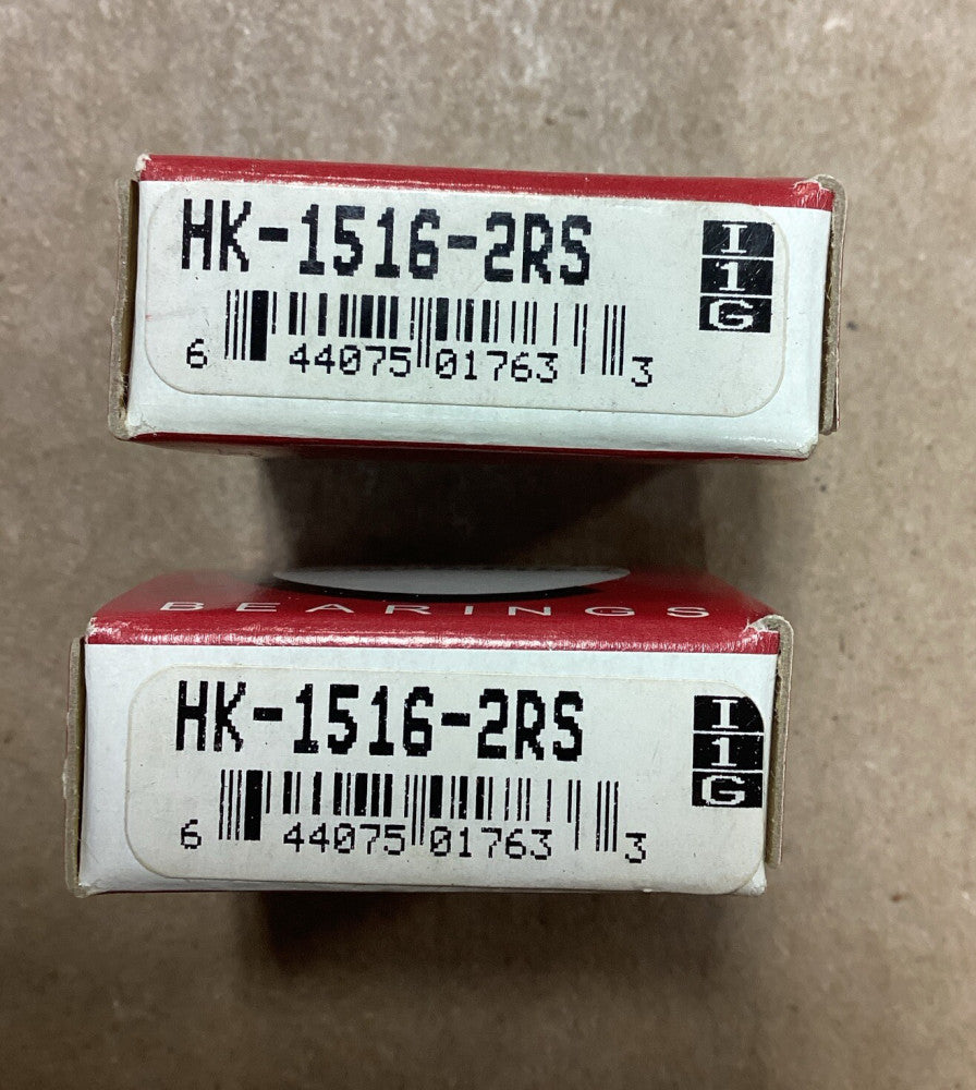 HK-1516-2RS NEEDLE ROLLER BEARING Lot Of 2 D65