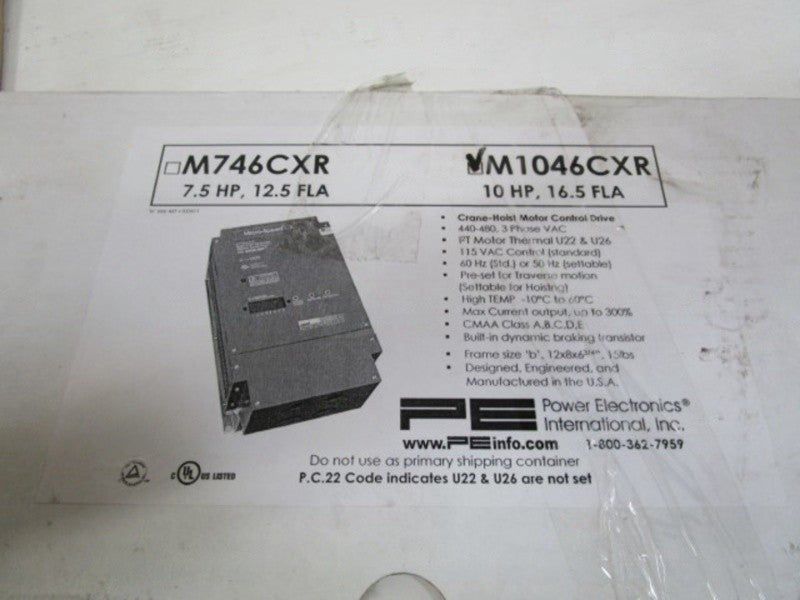 POWER ELECTRONICS MOTOR DRIVE M1046CXR NSMP