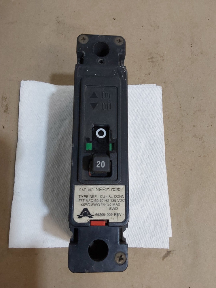 American Federal Pacific NEF217020 20A Circuit Breaker