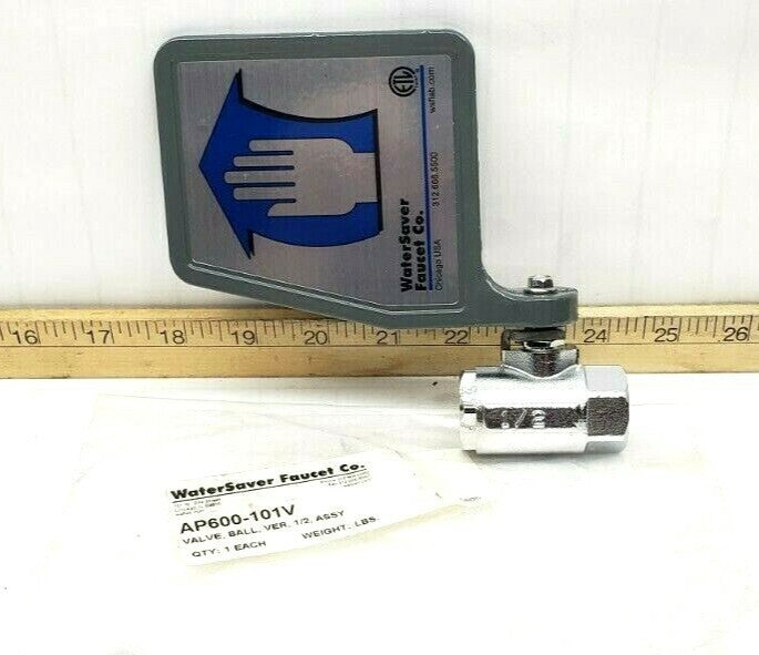 New Watersaver Faucet Co. Replacement Push Plate Valve 1/2"  AP600-101V